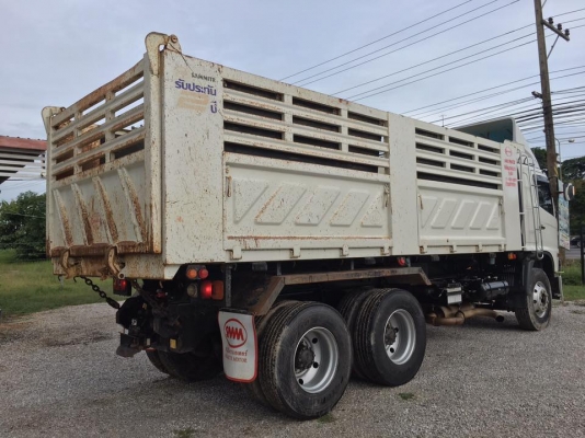 ขายรถสิบล้อ Hino 380 ปี 57ดั้มสามมิตร มีระบบลากพ่วง ไมล์41,xxxโล ยางสวยพร้อมใช้งานขายทั้งสดและผ่อน