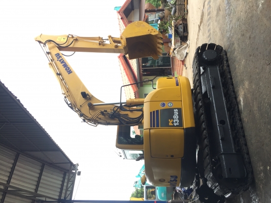 ขายจ้า รถขุดนำเข้ายังไม่ผ่านการใช้งานในไทย Komatsu PC138US-8 ปี 2008 ตรวจเช็คระะบบให้พร้อมใช้ มีลายหัวกระแทก