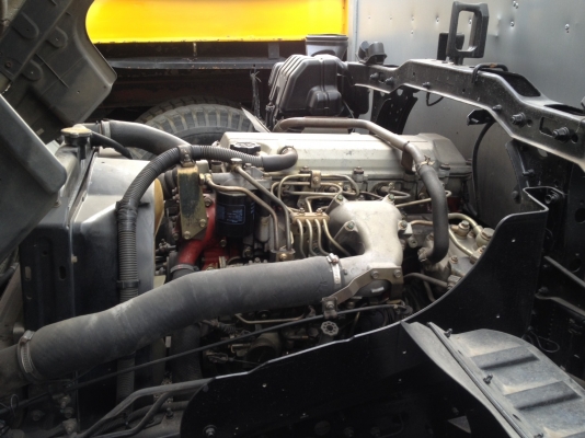 ขายหกล้อตู้แห้ง 3 บาน HINO FC4J เครื่อง JO5C 145 แรง จดทะเบียนปี 2546