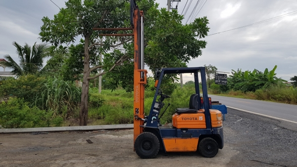 ขายด่วนรถยก TOYOTAชั่วโม่งทำงานน้อย 5FG15ยก1.5ตันเสาสูง3เมตรรถนอกนำเข้ายังไม่เคยใช้งานในเมืองไทยเลย
