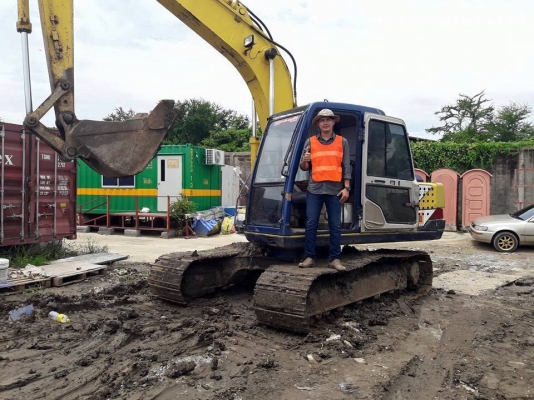 ขายรถแบคโฮ Kobelco SK120 Mark 3 มีไลน์หัวกระแทก