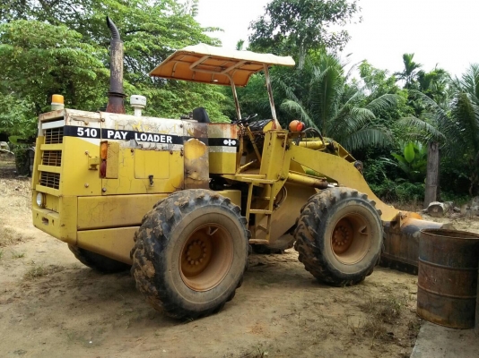 รถตักล้อยาง komatsu 510 มีเอกสารอินวอยล์ รถสภาพดี สวย