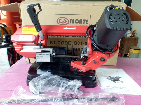 ขายเลื่อยสายพาน Monte รุ่น Mbz-5 ขนาด 5 นิ้ว ปรับอาศาได้