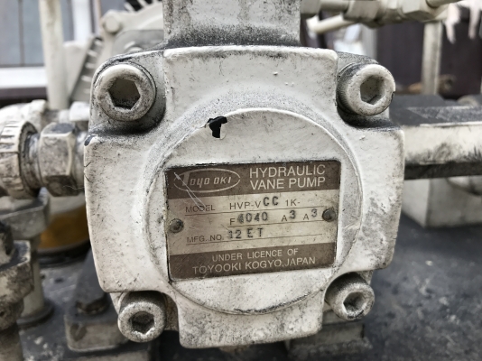 ขายชุดปั้มน้ำมันไฮโดรลิค Toko oki ขนาด 10HP. 380V made in Japan ขนาดถัง 200ลิตร มีคูลเลอร์ พร้อมอุปกรณ์ครบชุด สภาพสวยเดิมๆตัดจากเครื่อง พร้อมใช้งาน ขายชุดปั้มน้ำมันไฮโดรลิค Toko oki ขนาด 10HP. 380V made in Japan ขนาดถัง 200ลิตร มีคูลเลอร์ พร้อมอุปกรณ์ครบชุด สภาพสวยเดิมๆตัดจากเครื่อง พร้อมใช้งาน