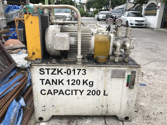 ขายชุดปั้มน้ำมันไฮโดรลิค Toko oki ขนาด 10HP. 380V made in Japan ขนาดถัง 200ลิตร มีคูลเลอร์ พร้อมอุปกรณ์ครบชุด สภาพสวยเดิมๆตัดจากเครื่อง พร้อมใช้งาน