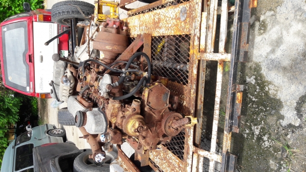 เครืองMITSUBISHI รหัส S4E ตัดจาก ฟอร์คลิฟ 2.5 ตัน พร้อมเกียร์และเฟืองท้าย ครบชุด