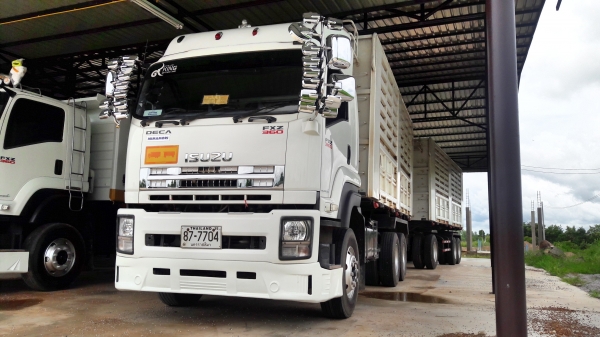 ขายครับ ISUZU 360 แรงม้าปี 56ปลายปี แม่+ลูกดั้ม เกษตรรถสวยพร้อมใช้งาน ยาง80\% ทุกเส้นครับ