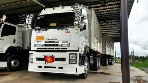 ขายครับ ISUZU 360 แรงม้าปี 56ปลายปี แม่+ลูกดั้ม เกษตรรถสวยพร้อมใช้งาน ยาง80\% ทุกเส้นครับ