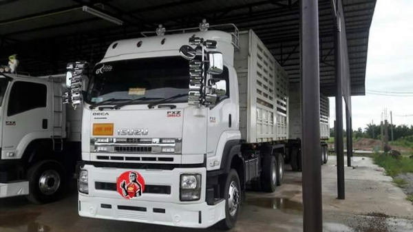 ขายครับ ISUZU 360 แรงม้าปี 56ปลายปี แม่+ลูกดั้ม เกษตรรถสวยพร้อมใช้งาน ยาง80\% ทุกเส้นครับ