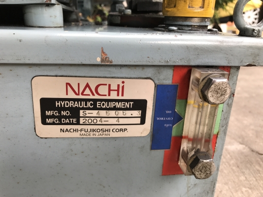 ขายชุดปั้มน้ำมันไฮโดรลิค Nachi 3HP. 220V 3สาย (พร้อมแปลงไฟ 380V) made in Japan ขนาดถัง 20ลิตร สภาพสวยมากตัดจากเครื่อง พร้อมใช้งาน มี 4ชุดครับ