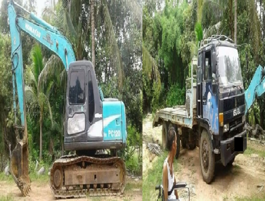 ขายแพ็คคู่!! &gt;&gt;&gt; Komatsu Pc120 รุ่น 6 กับ เทนเลอร์ Isuzu 175แรง &lt;&lt;&lt; เบอร์ติดต่อ 098-7155789