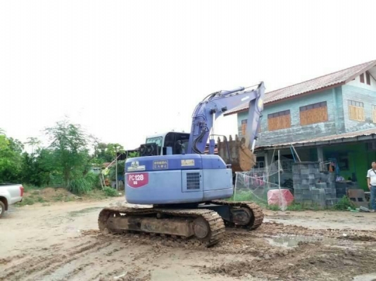 KOMATSU PC 128 US เครื่องดี ปั้มแรง โซ่หนา เอวแน่น ไฟฟ้าครบ
