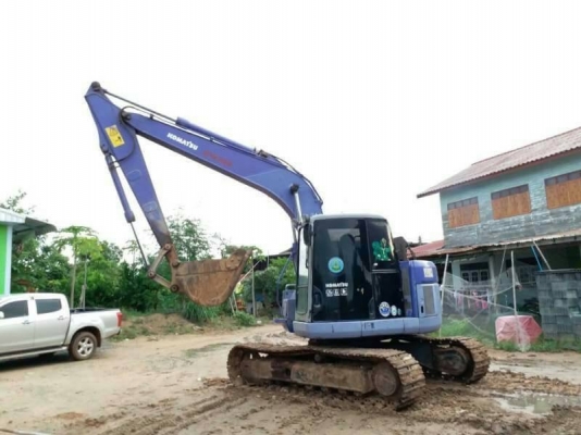 KOMATSU PC 128 US เครื่องดี ปั้มแรง โซ่หนา เอวแน่น ไฟฟ้าครบ