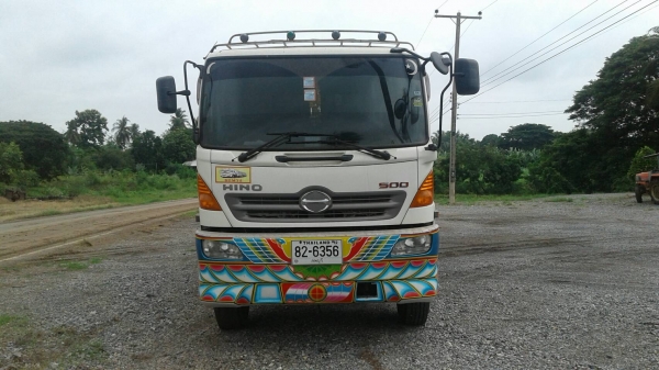 พ่วง 20 ล้อ HINO 344 ปลายปี 53 ไมล์ 125,000 กม . กระบะเหล็ก - ดั้ม พร้อมใช้ พร้อมโอน