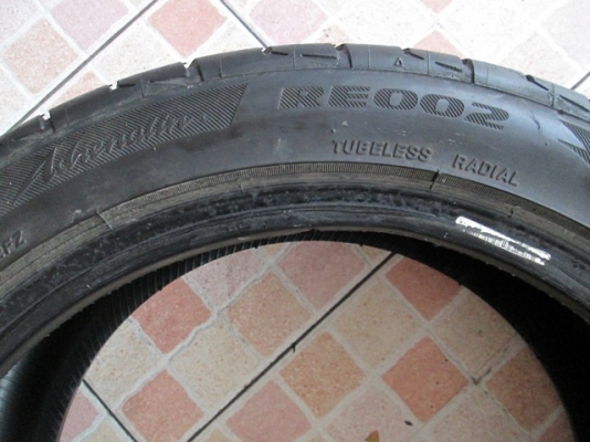ยางซิ่ง BRIDGESTONE RE002 205-45-16 สวยๆ 1ชุด