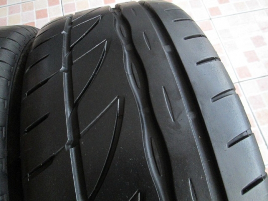 ยางซิ่ง BRIDGESTONE RE002 205-45-16 สวยๆ 1ชุด