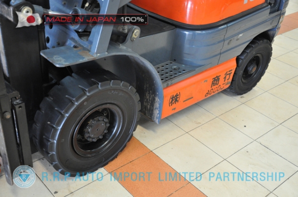 ขายรถโฟล์คลิฟท์มือสอง TOYOTA รุ่น 6FD18-14910 นำเข้าจากประเทศญี่ปุ่น 100\% ไม่เคยใช้งานในไทย