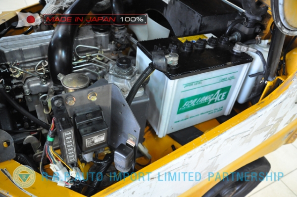 ขายรถโฟล์คลิฟท์มือสอง TCM-FD15T12-4IH00107 นำเข้าจากประเทศญี่ปุ่น 100\% ไม่เคยใช้งานในไทย