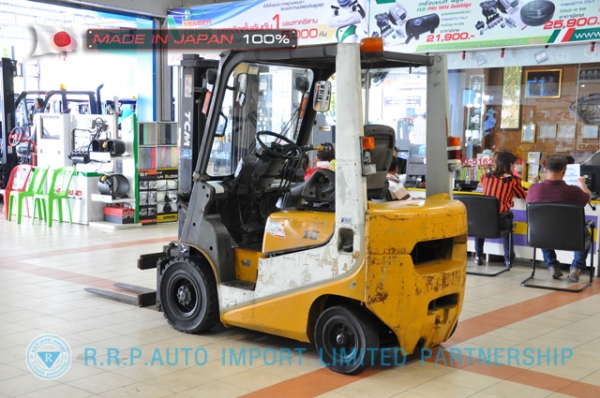 ขายรถโฟล์คลิฟท์มือสอง TCM-FD15T12-4IH00107 นำเข้าจากประเทศญี่ปุ่น 100\% ไม่เคยใช้งานในไทย ขายรถโฟล์คลิฟท์มือสอง TCM-FD15T12-4IH00107 นำเข้าจากประเทศญี่ปุ่น 100\% ไม่เคยใช้งานในไทย