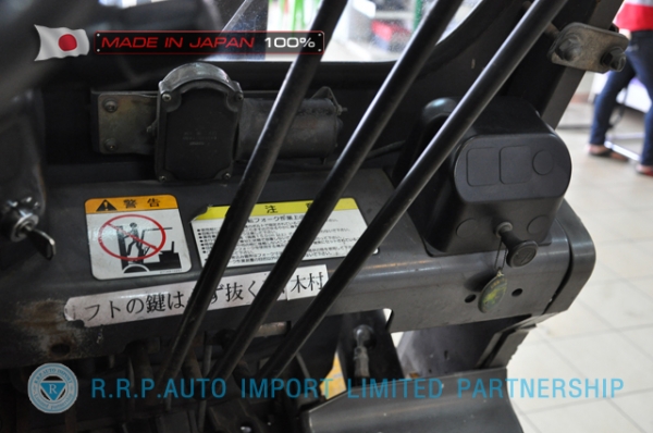 ขายรถโฟล์คลิฟท์มือสอง TCM-FD15T12-4IH00107 นำเข้าจากประเทศญี่ปุ่น 100\% ไม่เคยใช้งานในไทย