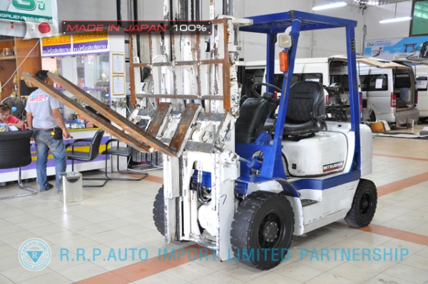 ขายรถโฟล์คลิฟท์มือสอง MITSUBISHI รุ่น FG20-04330 นำเข้าจากประเทศญี่ปุ่น 100\% ไม่เคยใช้งานในไทย