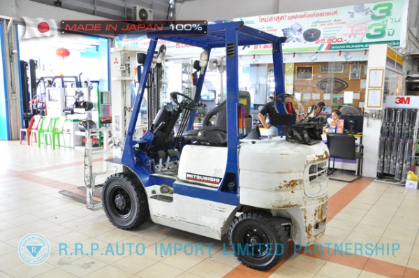 ขายรถโฟล์คลิฟท์มือสอง MITSUBISHI รุ่น FG20-04330 นำเข้าจากประเทศญี่ปุ่น 100\% ไม่เคยใช้งานในไทย ขายรถโฟล์คลิฟท์มือสอง MITSUBISHI รุ่น FG20-04330 นำเข้าจากประเทศญี่ปุ่น 100\% ไม่เคยใช้งานในไทย