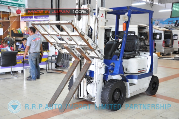 ขายรถโฟล์คลิฟท์มือสอง MITSUBISHI รุ่น FG20-04330 นำเข้าจากประเทศญี่ปุ่น 100\% ไม่เคยใช้งานในไทย