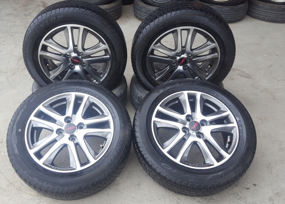 ขายล้อTOYOTA TRD V1 ขอบ15 ยางปี16  4 ล้อ