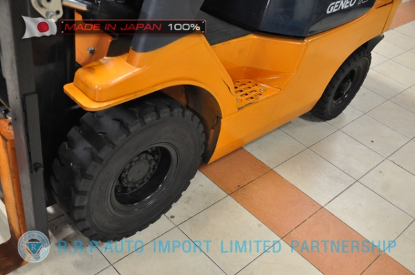 ขายรถโฟล์คลิฟท์มือสอง TOYOTA รุ่น 7FGL15-26235 นำเข้าจากประเทศญี่ปุ่น 100\% ไม่เคยใช้งานในไทย