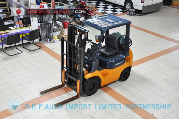 ขายรถโฟล์คลิฟท์มือสอง TOYOTA รุ่น 7FGL15-26235 นำเข้าจากประเทศญี่ปุ่น 100\% ไม่เคยใช้งานในไทย ขายรถโฟล์คลิฟท์มือสอง TOYOTA รุ่น 7FGL15-26235 นำเข้าจากประเทศญี่ปุ่น 100\% ไม่เคยใช้งานในไทย