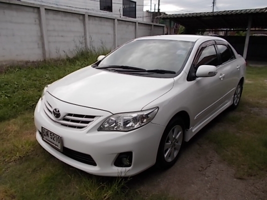 อัลติส1.6 CNGโรงงาน รุ่นไมเนอร์เช้น สีขาว จดทะเบียน 2010พย.
