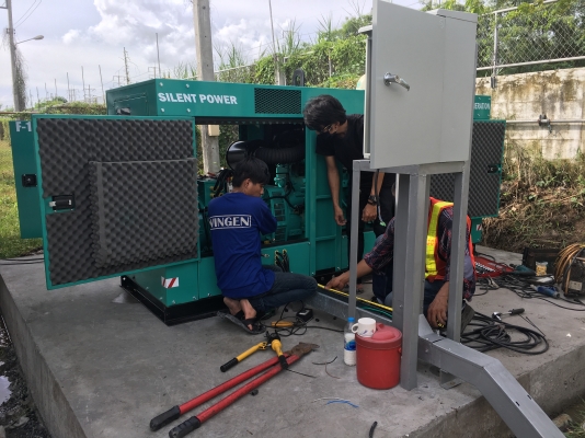 CUMMINS 125 KVA พิเศษพร้อมชุด ATS.ติดตั้งรีสอร์ท/โรงแรม 093-9935547