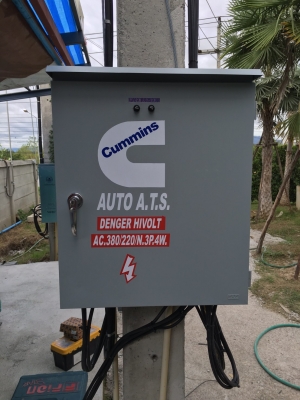 CUMMINS 125 KVA พิเศษพร้อมชุด ATS.ติดตั้งรีสอร์ท/โรงแรม 093-9935547