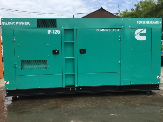 CUMMINS 125 KVA พิเศษพร้อมชุด ATS.ติดตั้งรีสอร์ท/โรงแรม 093-9935547