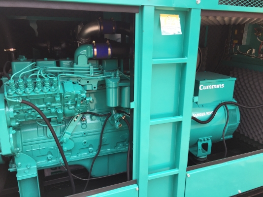 CUMMINS 125 KVA พิเศษพร้อมชุด ATS.ติดตั้งรีสอร์ท/โรงแรม 093-9935547