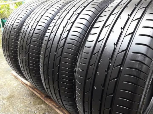 ขายยางรถยนต์มือสอง YOKOHAMA 205 55R16 ปี2016 สภาพสวยมากๆ ดอกเต็มๆคุ้มสุดๆใช้อีกยาวๆ