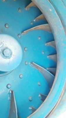 ** SOLD ** โบวเวอร์รอบจัด Mitsubishi 10 hp 2900 rpm 380v พร้อมใช้