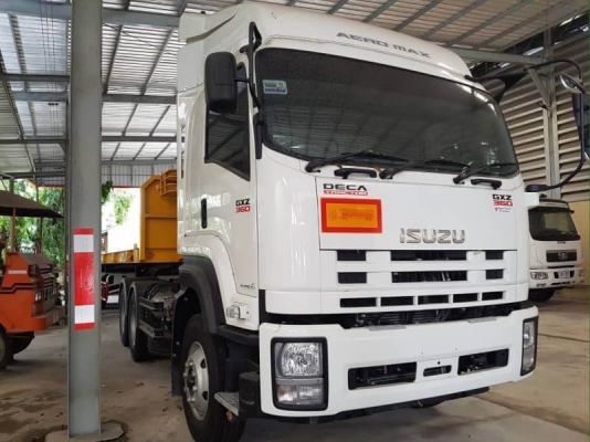 หัวลาก Isuzu 360 แรง ปี 58 พร้อมหางพื้นเรียบ 3 เพลายาว 12.50 เมตร ไมล์แท้ 200 kg. หัวลาก Isuzu 360 แรง ปี 58 พร้อมหางพื้นเรียบ 3 เพลายาว 12.50 เมตร ไมล์แท้ 200 kg.