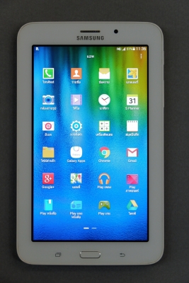 samsung tab 3V สีขาว SM-T116NU จอ 7 นิ้ว ของแท้ สภาพใหม่ ส่งฟรี