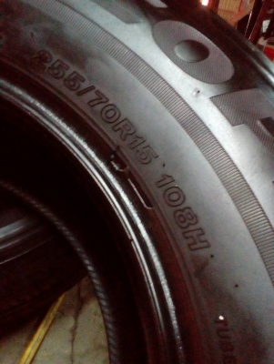 255/70R15  BRIDGESTONE ECOPIA EP850 ชุด 4 เส้น  tel. 081-427-3941