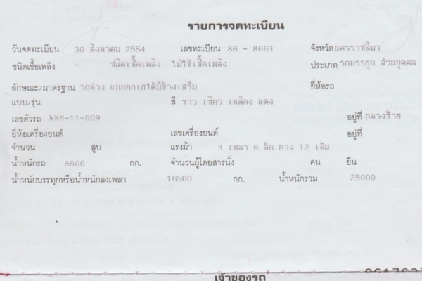 ขาย ISUZU 360 พ่วงแม่ลูก กระบะเนียมกระบะหินทราย รถปี 53