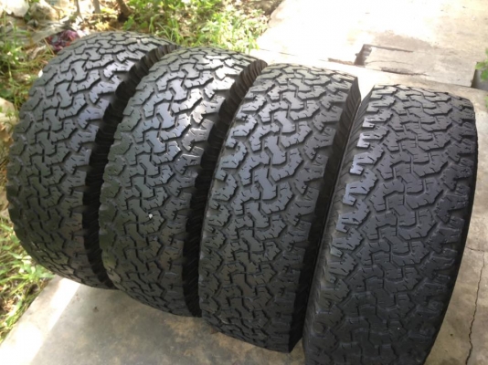 ฝากขายยางบีเอฟขนาด 265/70/17 ปี13 ชุดละ 4000 บาท