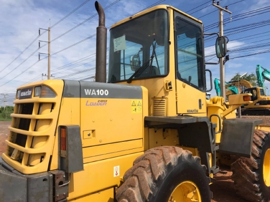 ขายรถตักล้อยาง KOMATSU WA100-3E แขนยาวพิเศษ รถนอกนำเข้าจากญี่ปุ่น สภาพสวยพร้อมใช้ มีVDOการทำงานครับ ขายรถตักล้อยาง KOMATSU WA100-3E แขนยาวพิเศษ รถนอกนำเข้าจากญี่ปุ่น สภาพสวยพร้อมใช้ มีVDOการทำงานครับ