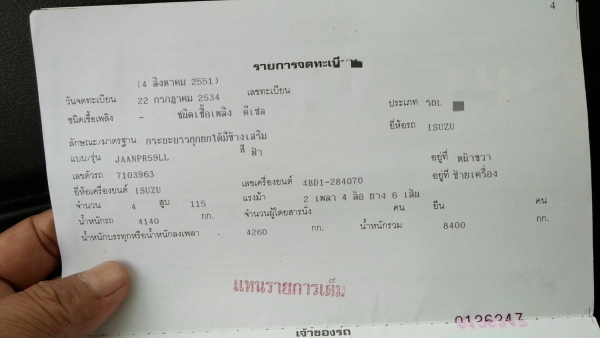 รถอีซูซู 6 ล้อดั้ม NPR 115 แรงม้า. ปี 34. , ( ตัวแรก. ) สนใจติดต่อ 081 - 9706989