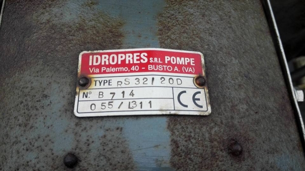 ** เหลือ 2 ตัว ** ปั้มน้ำเคมีหัวสแตนเลสอิตาลี่ IDROPRES ITALY 5.5 HP 2920 RPM 380V ตัดมาสดๆพร้อมใช้ ** เหลือ 2 ตัว ** ปั้มน้ำเคมีหัวสแตนเลสอิตาลี่ IDROPRES ITALY 5.5 HP 2920 RPM 380V ตัดมาสดๆพร้อมใช้