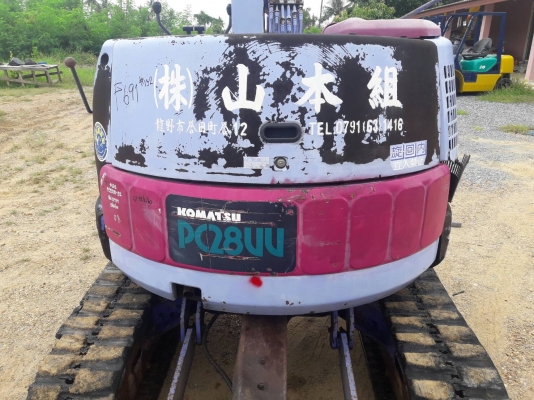ขายรถแบคโฮ KOMATSU PC 28 UU-2E(เท่า PC30)  เครื่อง3D82AE-3D   บูมออฟเซท คอนโทลสั้นไฟฟ้า   ติดต่อ 098-7962549