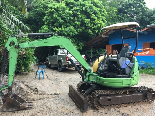 ขายรถขุดเล็ก แบคโครเล็กkomatsu pc30mr-1สภาพพร้อมทำงาน