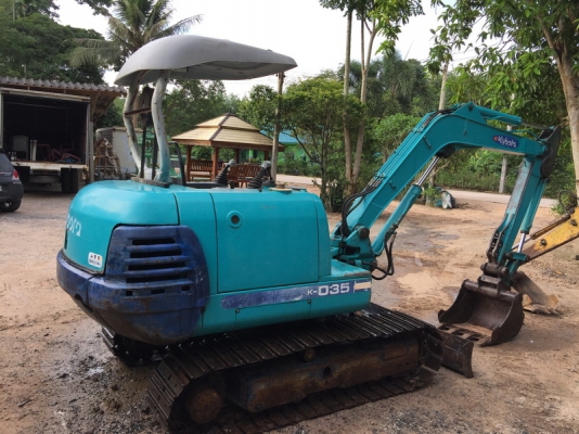 ขายรถขุดเล็ก แบคโครเล็กkubota k35 สภาพดีพร้อมทำงาน