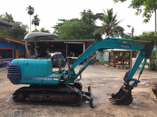 ขายรถขุดเล็ก แบคโครเล็กkubota k35 สภาพดีพร้อมทำงาน