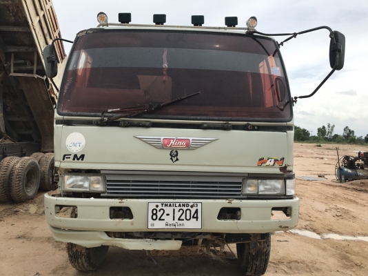 สิบล้อ ฮีโน่ FM3M240HP ดั้ม 2เพา รถห้าง สภาพดีพร้อมใช้งาน ทะเบียนพร้อมโอน มี 2คัน ขายคันละ 655,000บ.